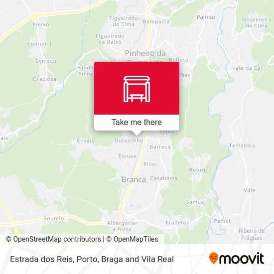 Estrada dos Reis map