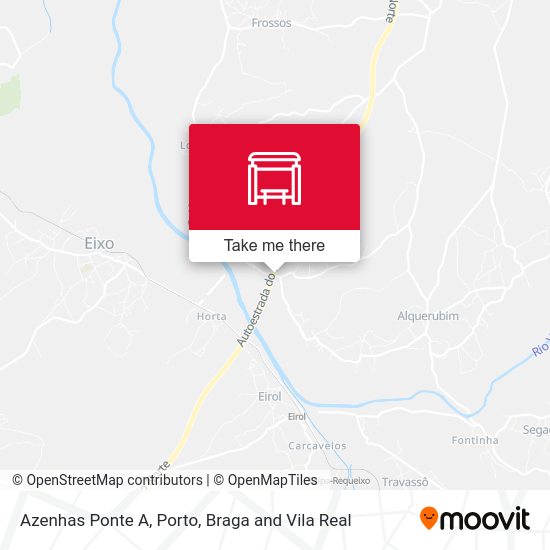 Azenhas Ponte A map