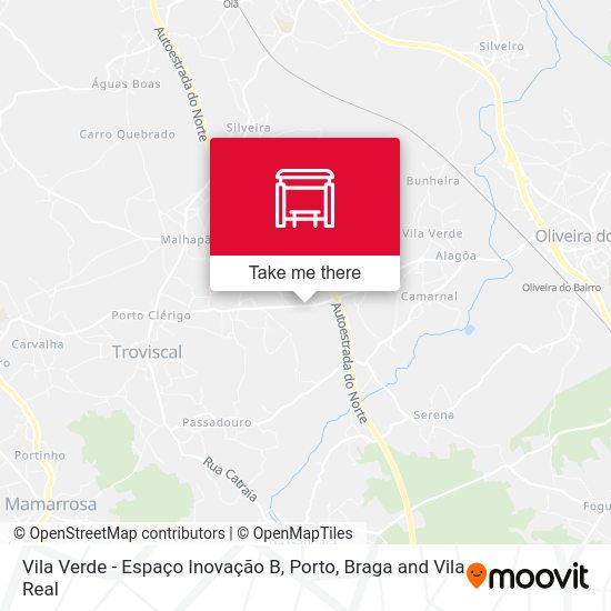 Vila Verde - Espaço Inovação B mapa