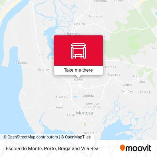 Escola do Monte map