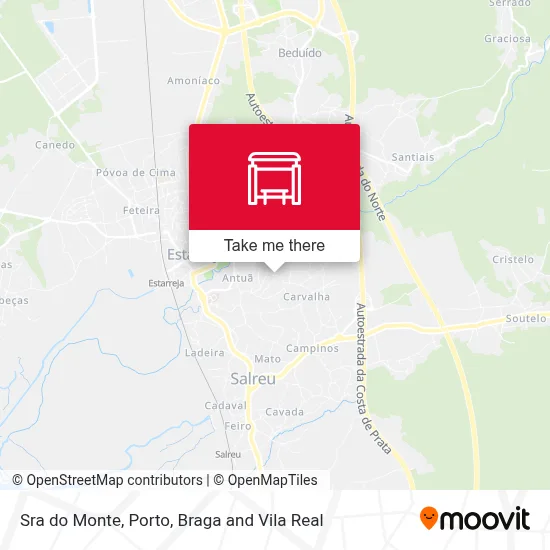 Sra do Monte map