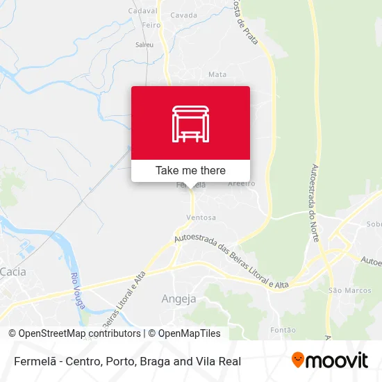 Fermelã - Centro map