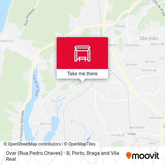 Ovar (Rua Pedro Chaves) - B map
