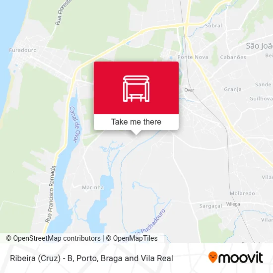 Ribeira (Cruz) - B map
