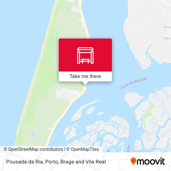 Pousada da Ria map