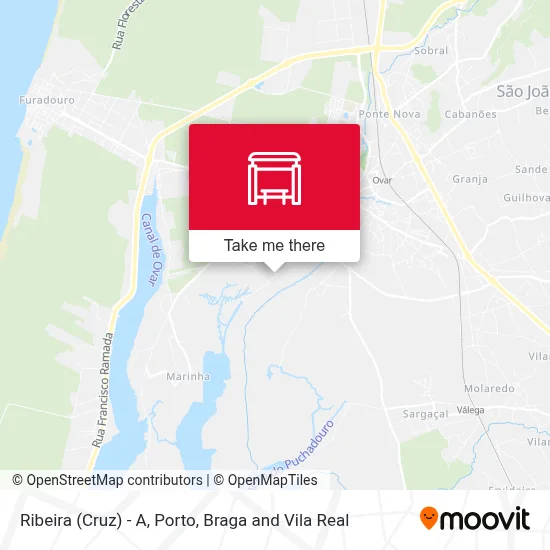 Ribeira (Cruz) - A map