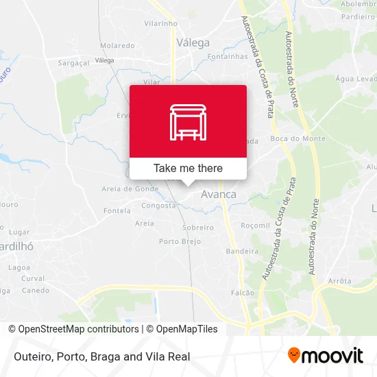 Outeiro map