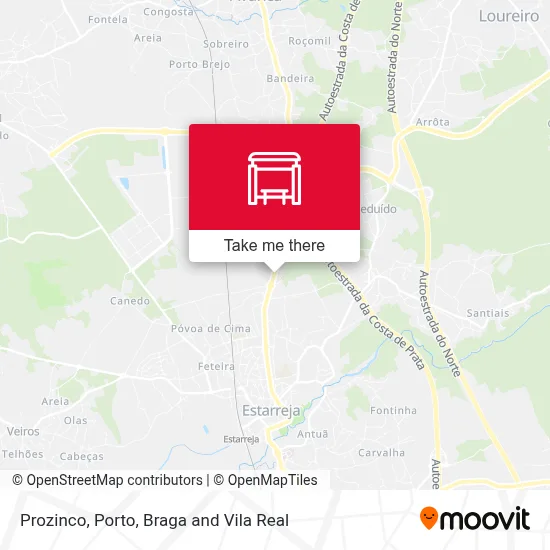 Prozinco map