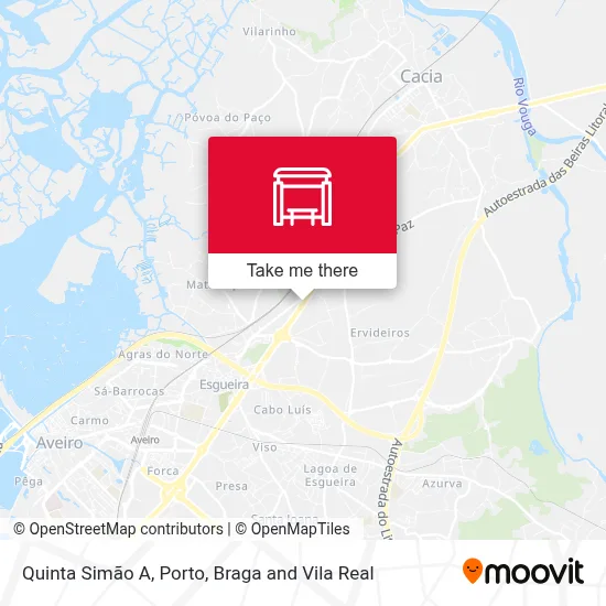 Quinta Simão A map