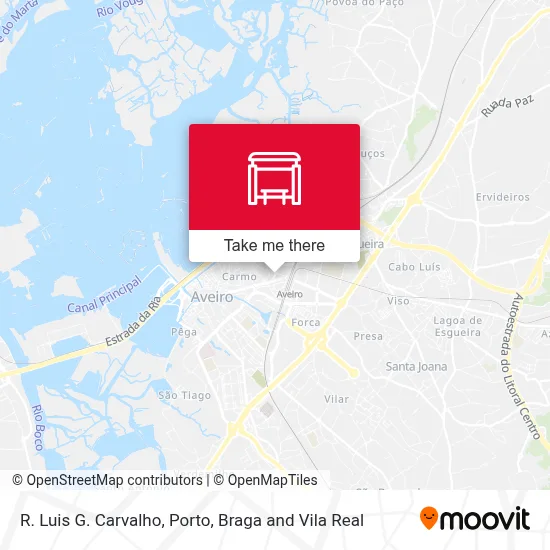 R. Luis G. Carvalho mapa