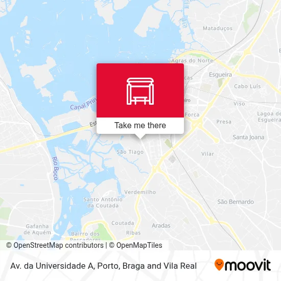 Av. da Universidade A map