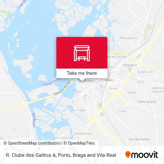R. Clube dos Galitos A map