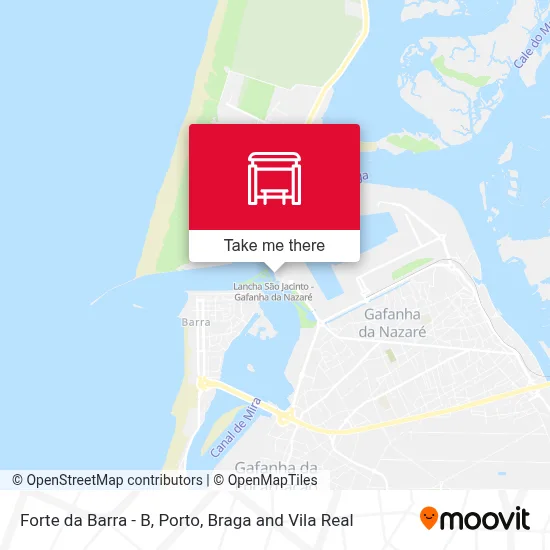 Forte da Barra - B map