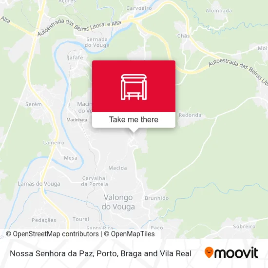 Nossa Senhora da Paz map