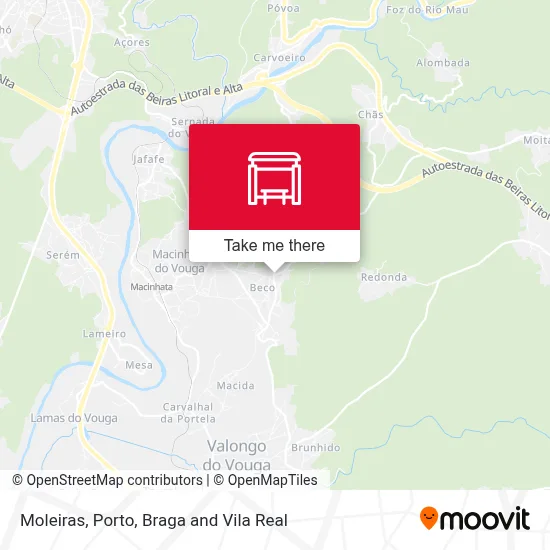 Moleiras map