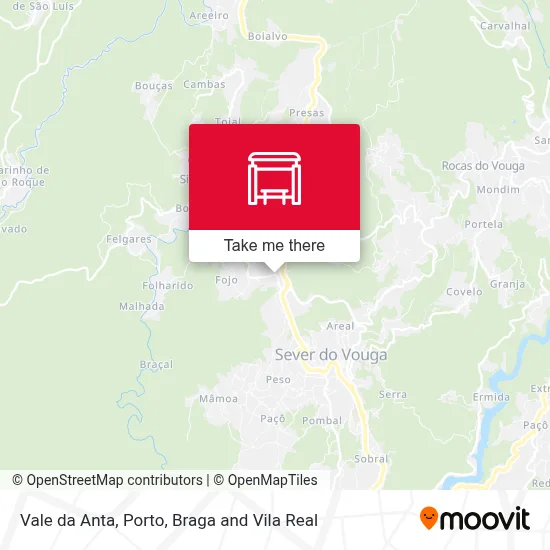 Vale da Anta map