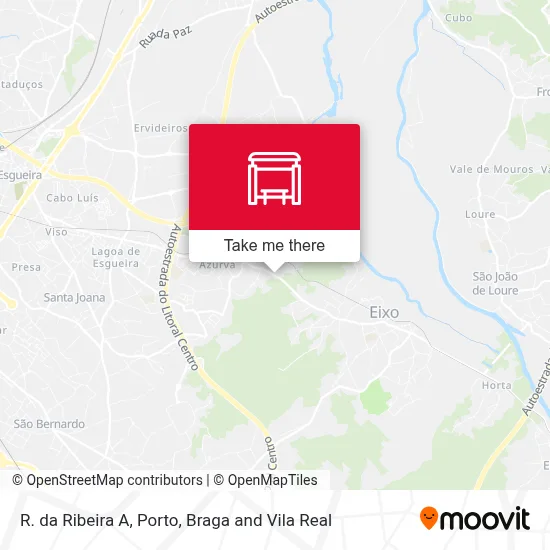 R. da Ribeira A mapa