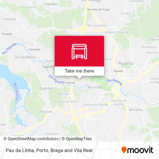 Pau da Linha map