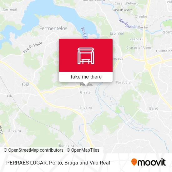 PERRAES  LUGAR map