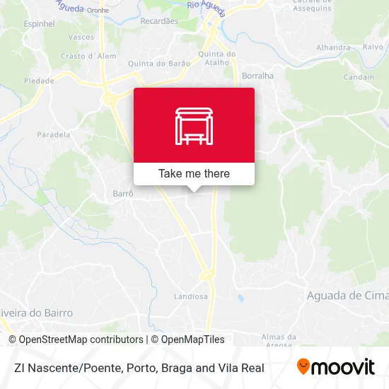 ZI Nascente/Poente map