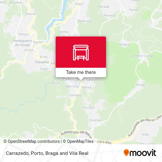 Carrazedo map