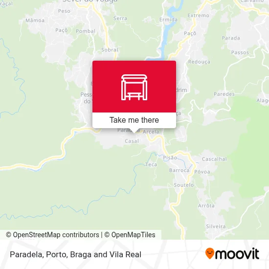 Paradela map