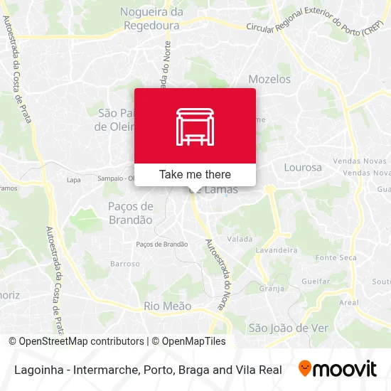 Lagoinha - Intermarche map
