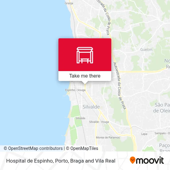Hospital de Espinho map
