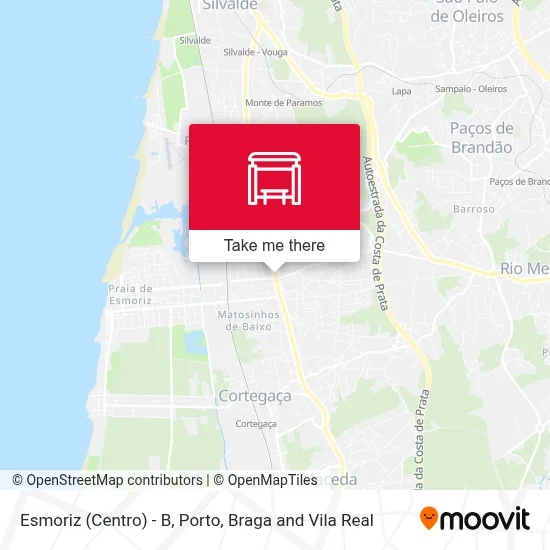 Esmoriz (Centro) - B map