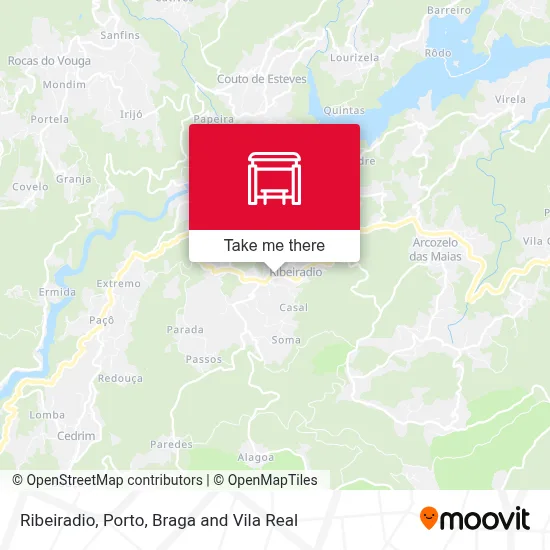Ribeiradio map