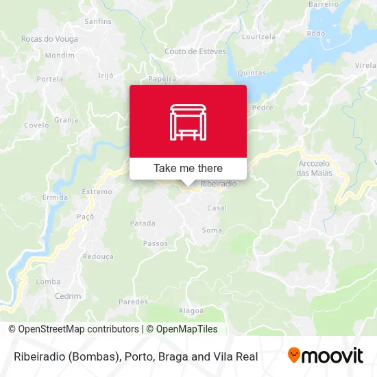 Ribeiradio (Bombas) map