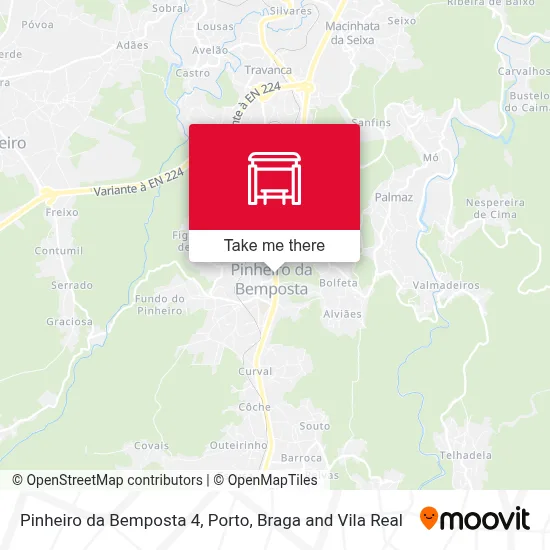 Pinheiro da Bemposta 4 map