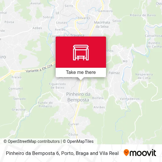Pinheiro da Bemposta 6 map