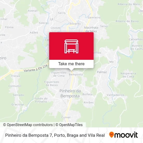 Pinheiro da Bemposta 7 map
