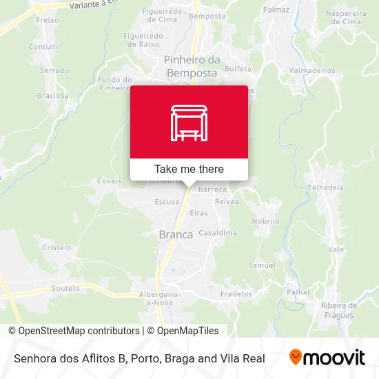 Senhora dos Aflitos B map