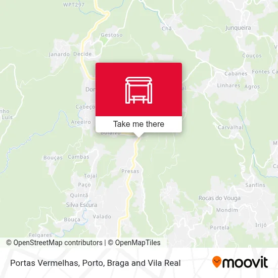 Portas Vermelhas map