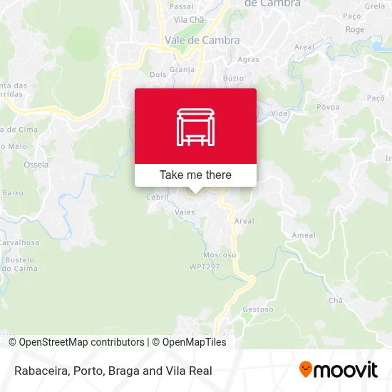 Rabaceira map