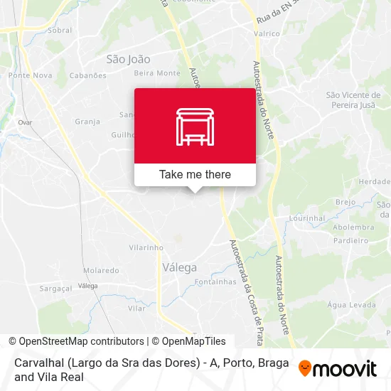Carvalhal (Largo da Sra das Dores) - A map