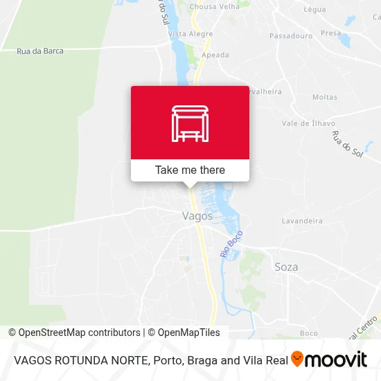 VAGOS ROTUNDA NORTE map