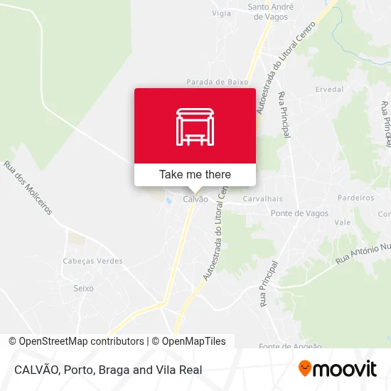 CALVÃO map