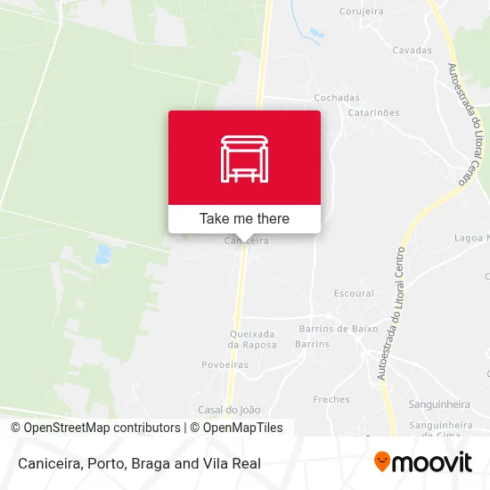 Caniceira map