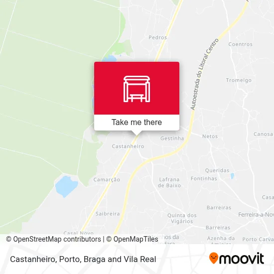 Castanheiro map