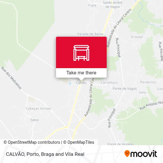 CALVÃO map