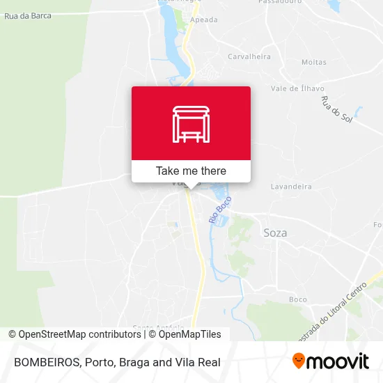 BOMBEIROS map