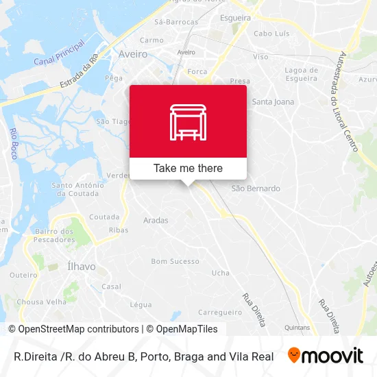 R.Direita /R. do Abreu B map