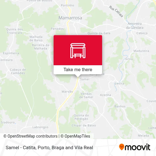 Samel - Catita map