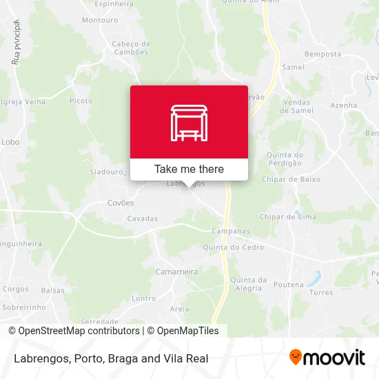 Labrengos map