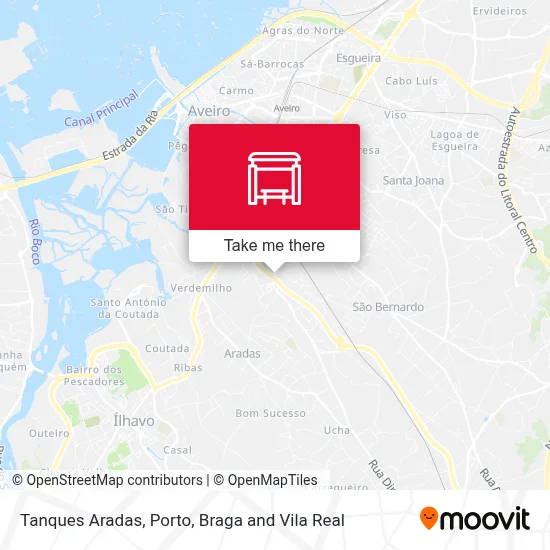 Tanques Aradas map