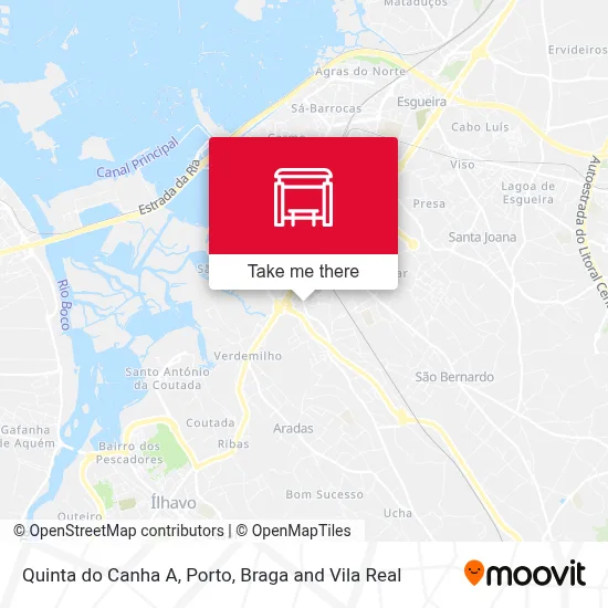 Quinta do Canha A map