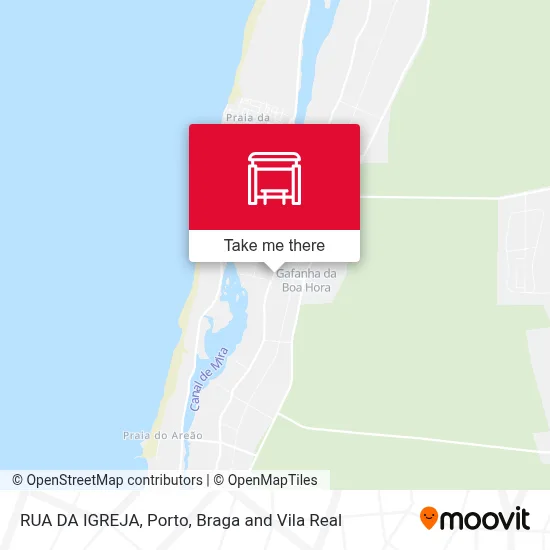 RUA DA IGREJA map